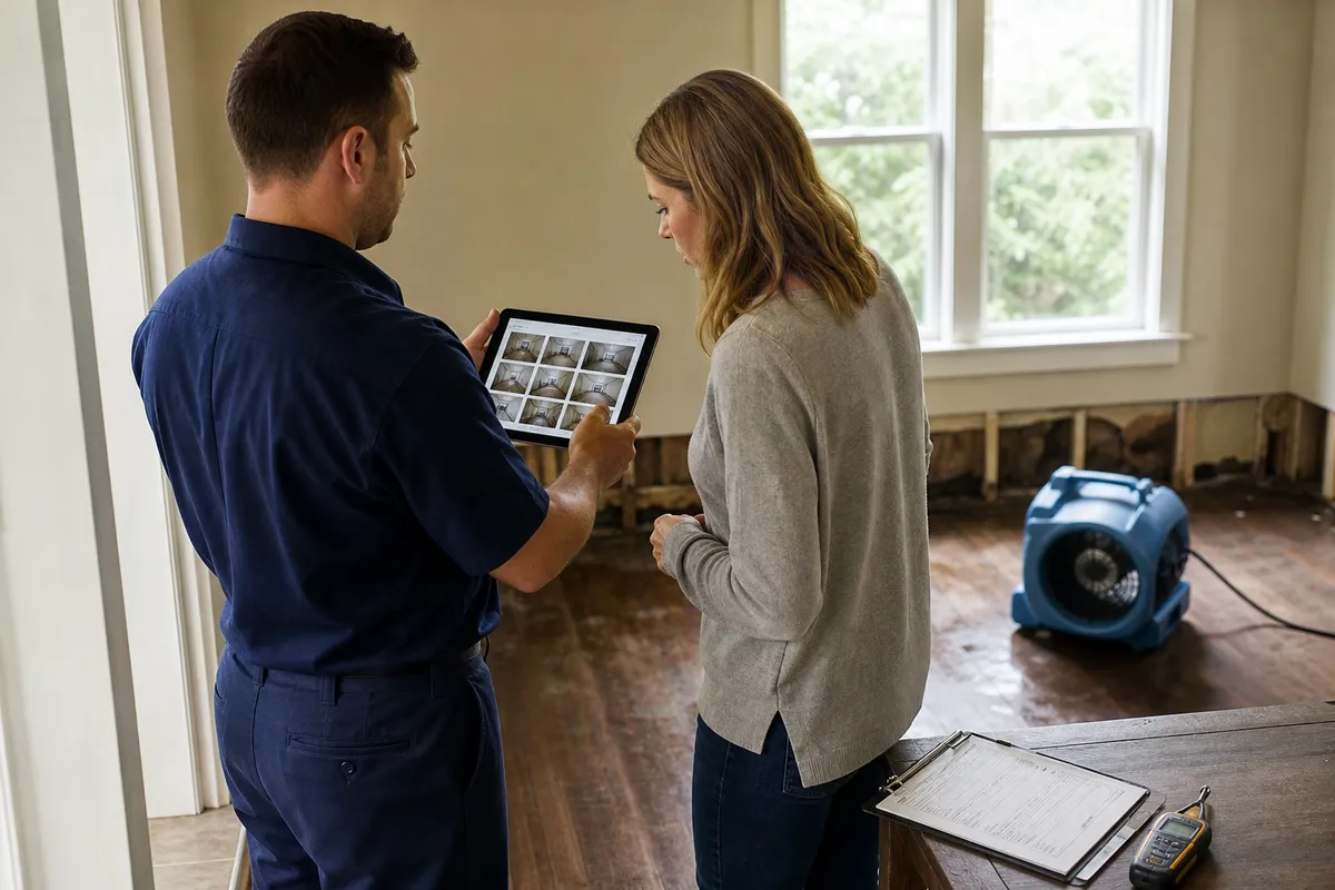 Insurance claim documentation for Orlando property restoration